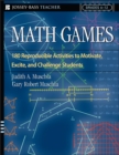 Image for Math games: 180 reproducible activities to motivate, excite, and challenge students grades 6-12