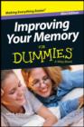 Image for Improving your memory for dummies