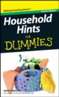 Image for Household hints for dummies