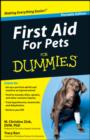 Image for First Aid For Pets For Dummies, Portable Edition