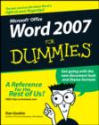 Image for Word 2007 for dummies