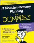 Image for IT Disaster Recovery Planning for Dummies