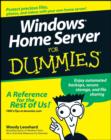 Image for Windows home server for dummies