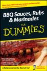 Image for BBQ Sauces, Rubs and Marinades for Dummies