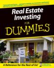 Image for Real estate investing for dummies