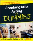 Image for Breaking into acting for dummies