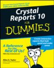 Image for Crystal Reports 10 for Dummies