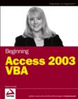Image for Beginning Access 2003 Vba
