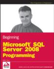 Image for Beginning Microsoft Sql Server 2008 Programming