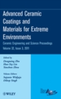 Image for Advanced ceramic coatings and materials for extreme environment