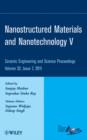 Image for Nanostructured materials and nanotechnology V