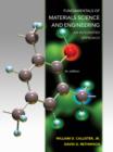 Image for Fundamentals of Materials Science and Engineering  an Integrated Approach 4E