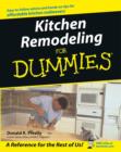 Image for Kitchen remodeling for dummies