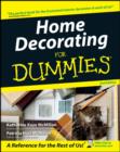 Image for Home decorating for dummies