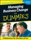 Image for Managing business change for dummies