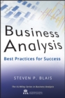 Image for Business analysis  : best practices for success