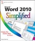 Image for Word 2010 Simplified