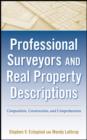 Image for Professional Surveyors and Real Property Descriptions: Composition, Construction, and Comprehension
