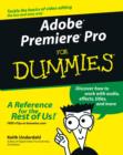 Image for Adobe Premiere Pro for dummies