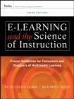 Image for e-Learning and the Science of Instruction: Proven Guidelines for Consumers and Designers of Multimedia Learning