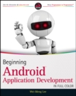 Image for Beginning Android Application Development