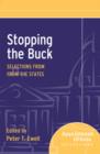 Image for Stopping the Buck : Selections from From the States