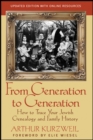 Image for From Generation to Generation : How to Trace Your Jewish Genealogy and Family History