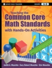 Image for Teaching the common core math standards with hands-on activities: Grades 6-8