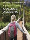 Image for College algebra: Student solutions manual