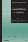 Image for Design and Analysis of Experiments. Volume 3 : Volume 3