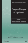 Image for Design and analysis of experiments. : Volume 3