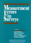 Image for Measurement errors in surveys