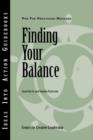 Image for Finding your balance