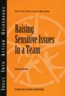 Image for Raising Sensitive Issues in a Team.