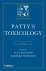 Image for Patty&#39;s Toxicology : (with Index)