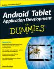 Image for Android Tablet Application Development for Dummies