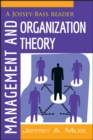 Image for Management and Organization Theory: A Jossey-Bass Reader : 9