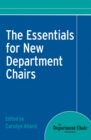 Image for The Essentials for New Department Chairs.