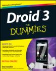 Image for Droid 3 for dummies