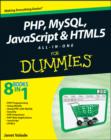 Image for PHP, MySQL , JavaScript  &amp; HTML5 all-in-one for dummies