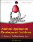 Image for Android application development cookbook: 93 recipes for building winning apps