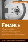 Image for Finance - Capital Markets, Financial Management, and Investment Management