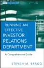Image for Running an Effective Investor Relations Department - A Comprehensive Guide