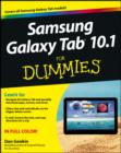 Image for Samsung Galaxy Tab 10.1 for dummies