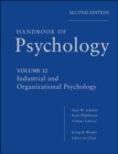 Image for Handbook of psychology.:  (Industrial and organizational psychology) : Volume 12,
