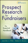 Image for Prospect research for fundraisers  : the essential handbook