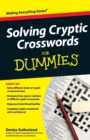 Image for Solving Cryptic Crosswords For Dummies