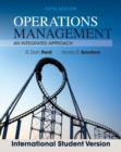 Image for Operations management  : an integrated approach