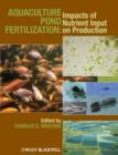 Image for Aquaculture pond fertilization: impacts of nutrient input on production