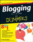 Image for Blogging all-in-one for dummies